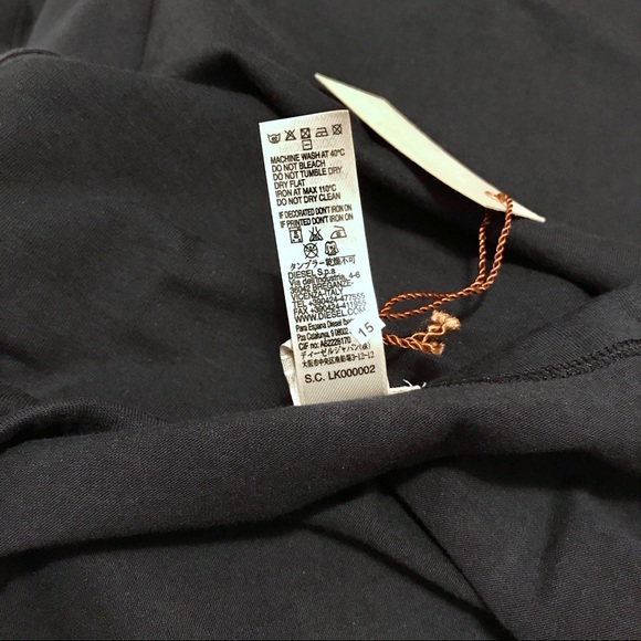 Diesel NWT Black Underwear Tank Top for Men M - Picture 9 of 9
